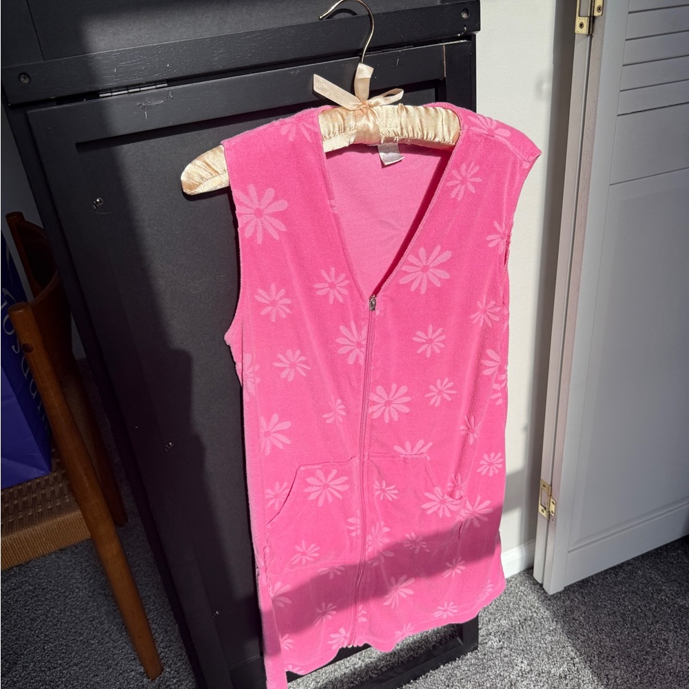Pink Floral Women's Bathrobe